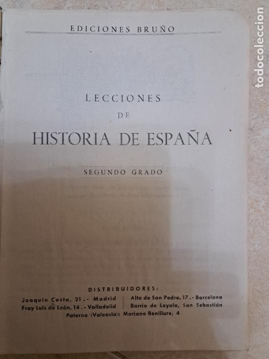 Libros de segunda mano: Historia de Espa&ntilde;a edici&oacute;n Bru&ntilde;o - Foto 2