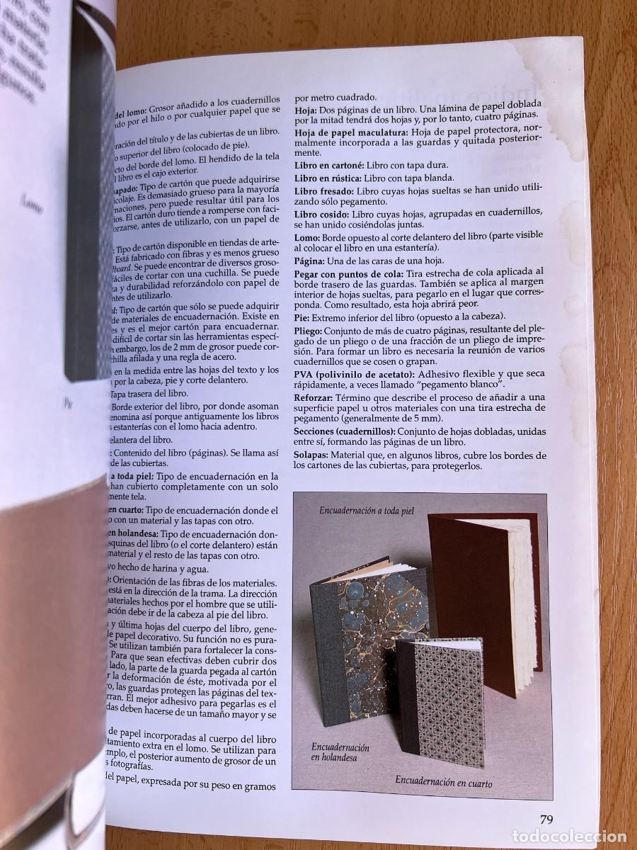 Libros de segunda mano: COMO HACER ENCUADERNACION ARTESANAL - ROB SHEPHERD - CELESTE EDICIONES 1996 - Foto 7