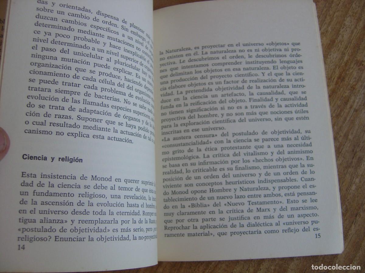 Libros de segunda mano: BIOLOG&Iacute;A E IDEOLOG&Iacute;A. M. JUFF&Eacute;. CUADERNOS BETA. 1972 - Foto 5