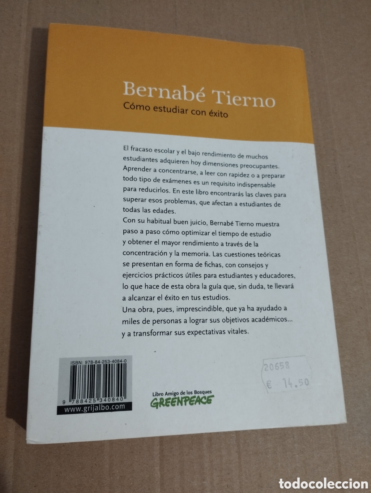 Libros de segunda mano: C&Oacute;MO ESTUDIAR CON &Eacute;XITO (BERNAB&Eacute; TIERNO) - Foto 6