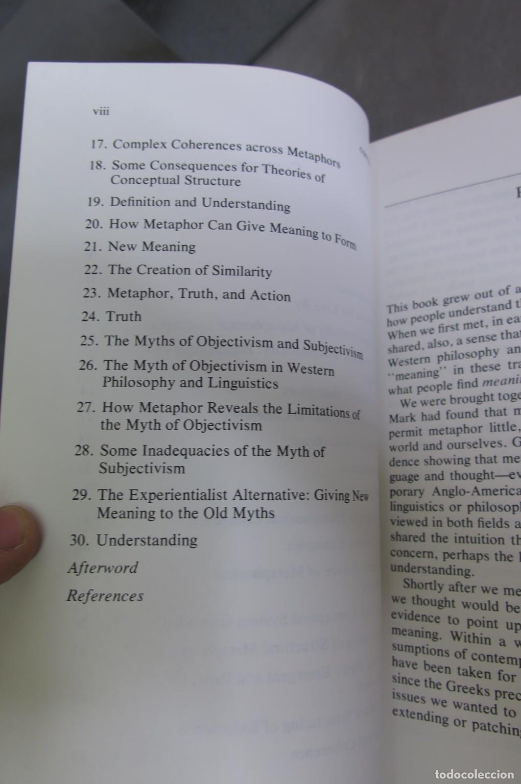 Libros de segunda mano: Metaphors We Live By. Mark Johnson - Foto 3