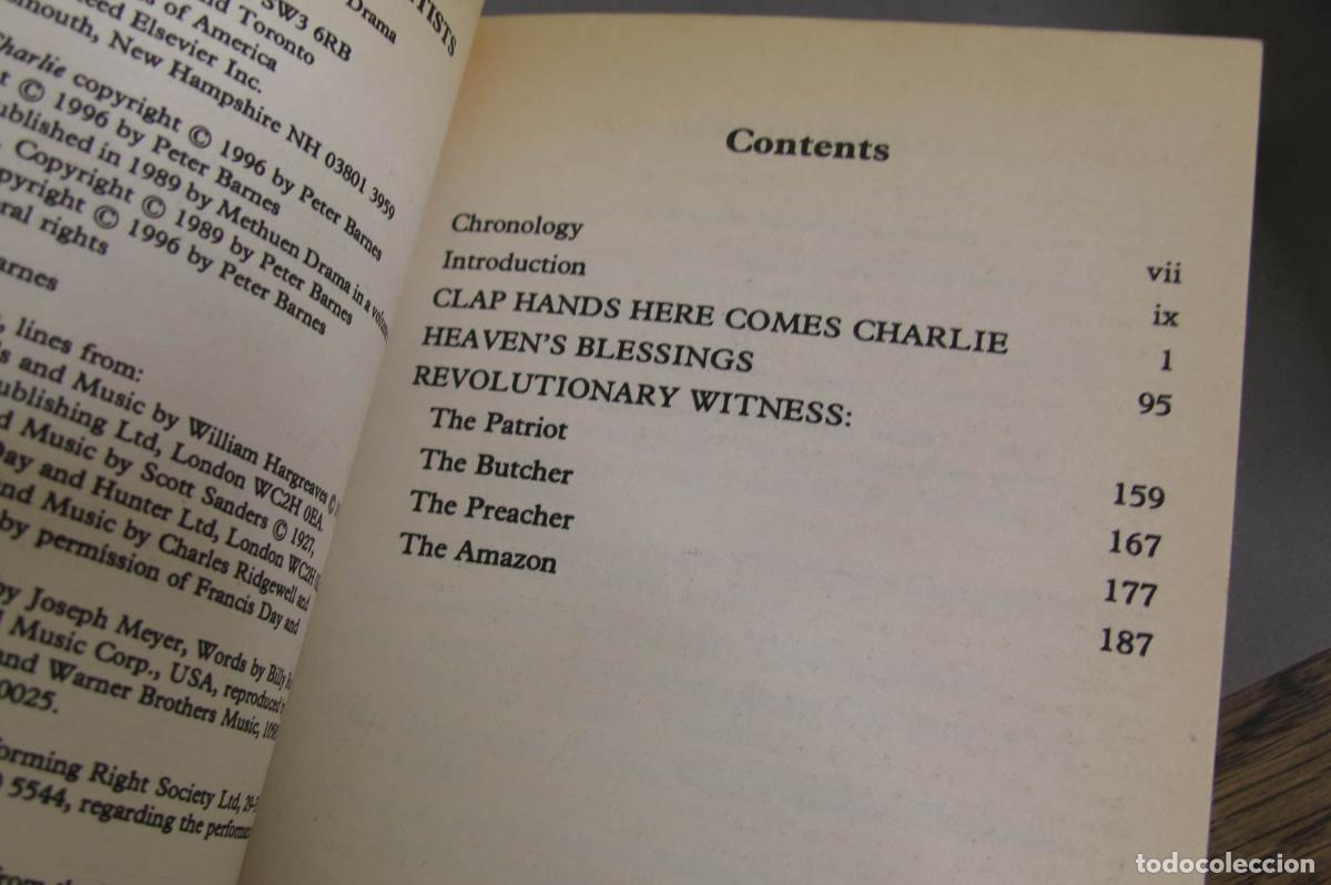 Libros de segunda mano: Barnes Plays: 3. Peter Barnes - Foto 2