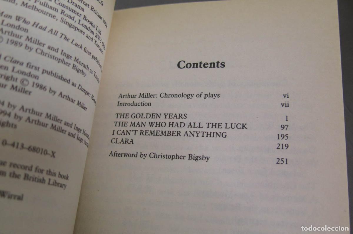 Libros de segunda mano: Plays. Arthur Miller - Foto 2