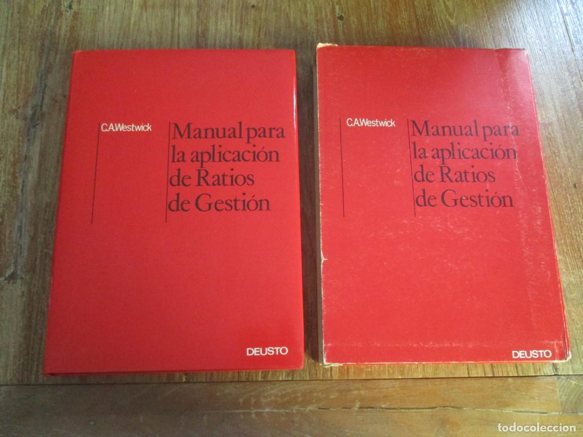Libros de segunda mano: C.A. WESTWICK Manual para la aplicaci&oacute;n de Ratios de Gesti&oacute;n W19081 - Foto 1