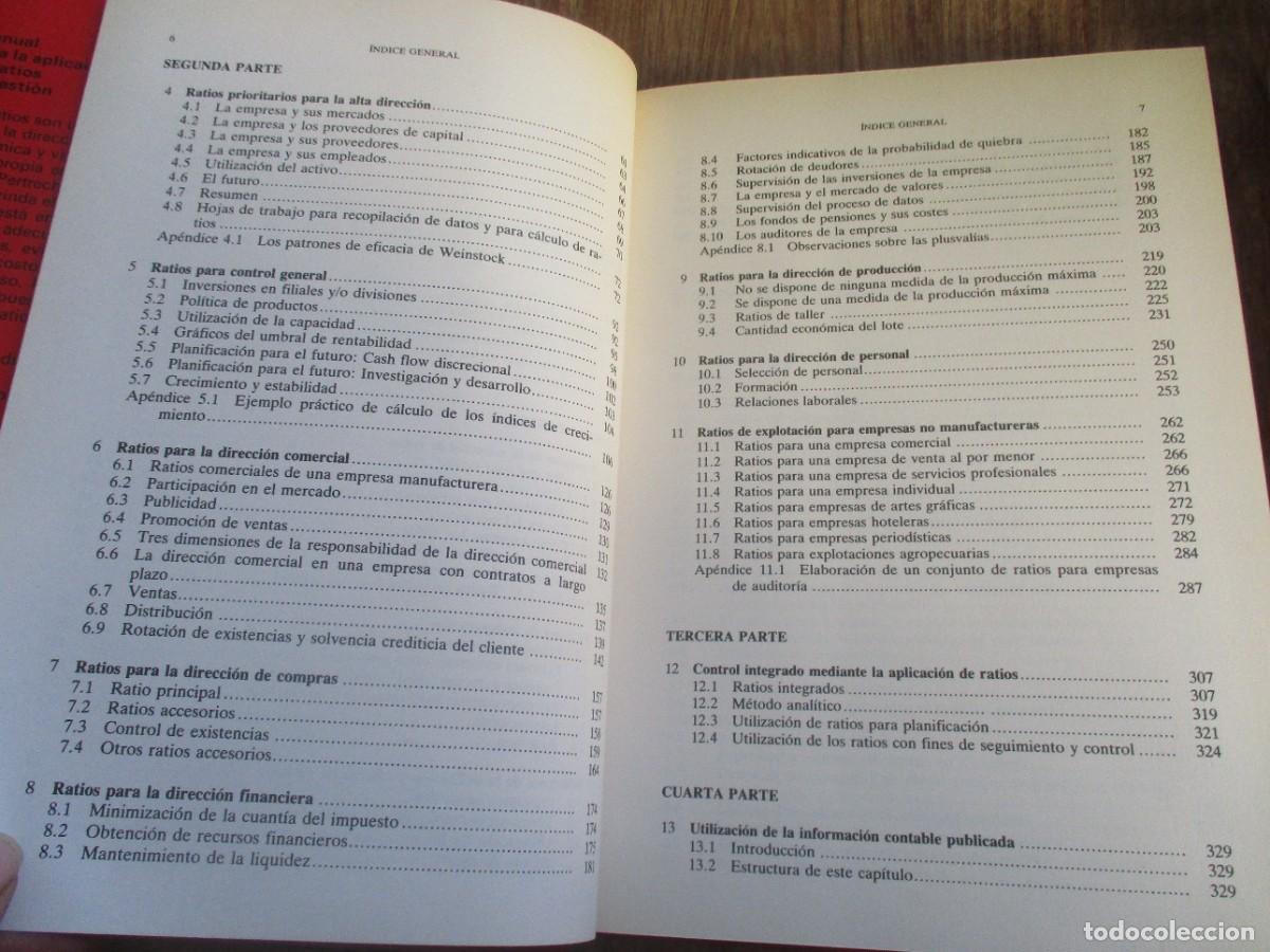 Libros de segunda mano: C.A. WESTWICK Manual para la aplicaci&oacute;n de Ratios de Gesti&oacute;n W19081 - Foto 3