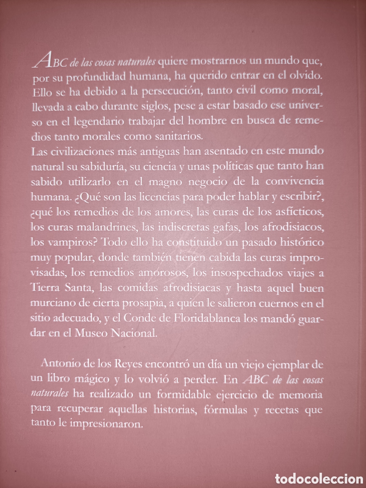 Libros de segunda mano: ABC de las cosas naturales. Antonio de los Reyes. - Foto 2