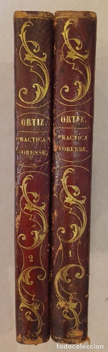 Libros de segunda mano: ELEMENTOS DE PRACTICA FORENSE. Manuel Ortiz. Dos Vol&uacute;menes - Foto 1