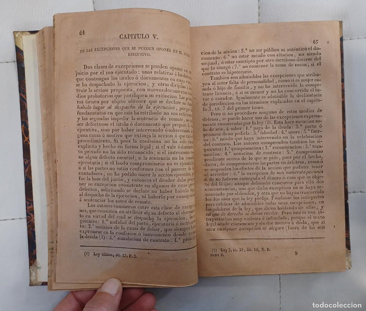 Libros de segunda mano: ELEMENTOS DE PRACTICA FORENSE. Manuel Ortiz. Dos Vol&uacute;menes - Foto 6