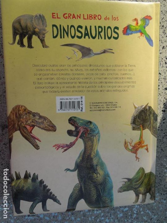 Libros de segunda mano: EL GRAN LIBRO DE LOS DINOSAURIOS - SERVILIBRO - Foto 3