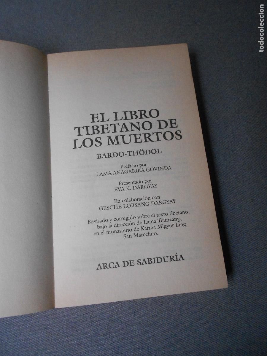 Libros de segunda mano: EL LIBRO TIBETANO DE LOS MUERTOS - Foto 2