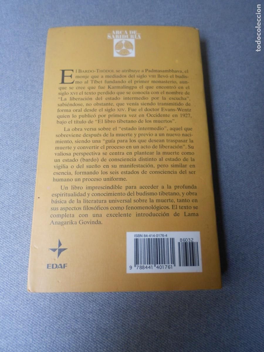 Libros de segunda mano: EL LIBRO TIBETANO DE LOS MUERTOS - Foto 5