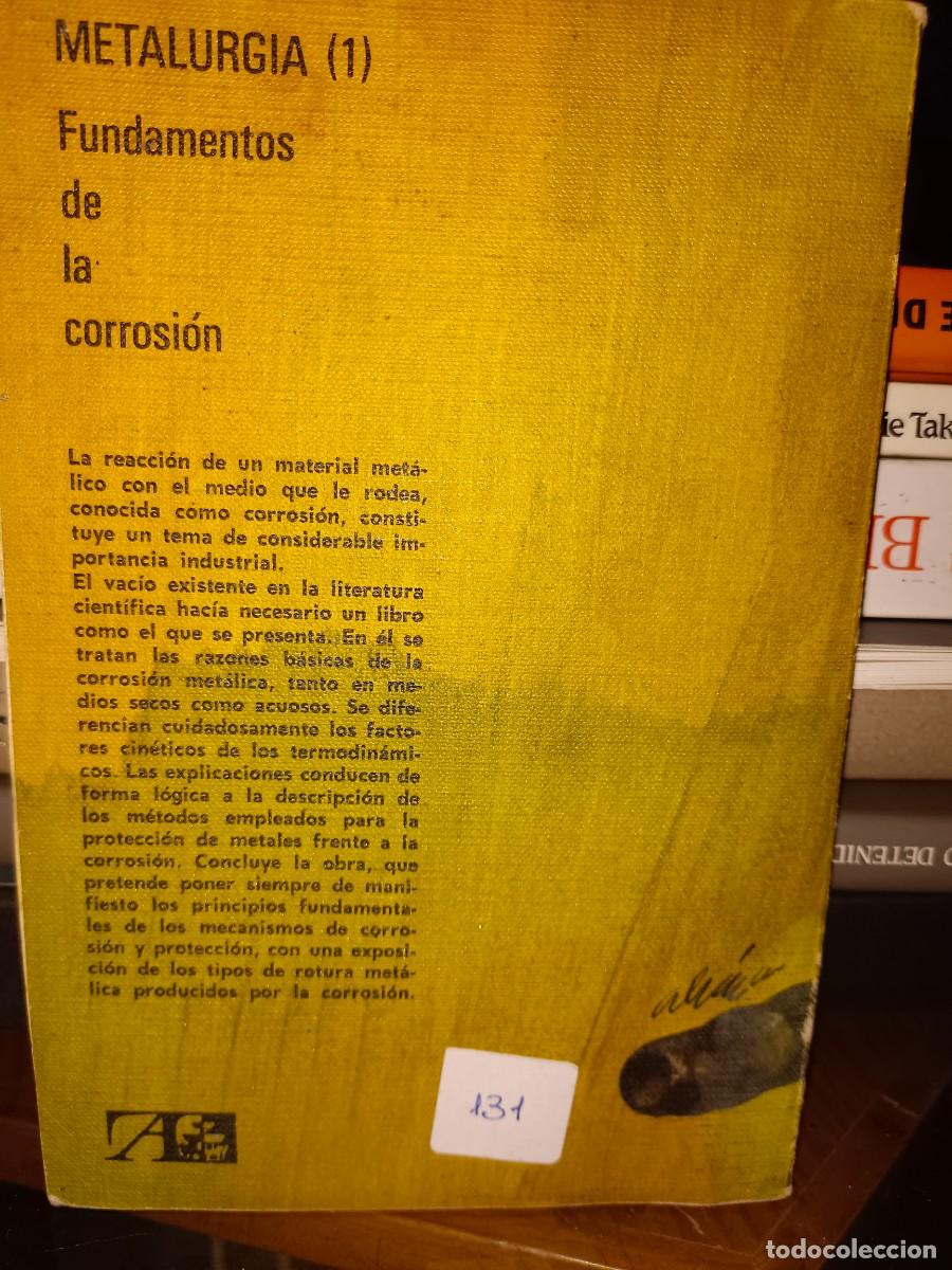 Libros de segunda mano: FUNDAMENTOS DE LA CORROSI&Oacute;N - Foto 3