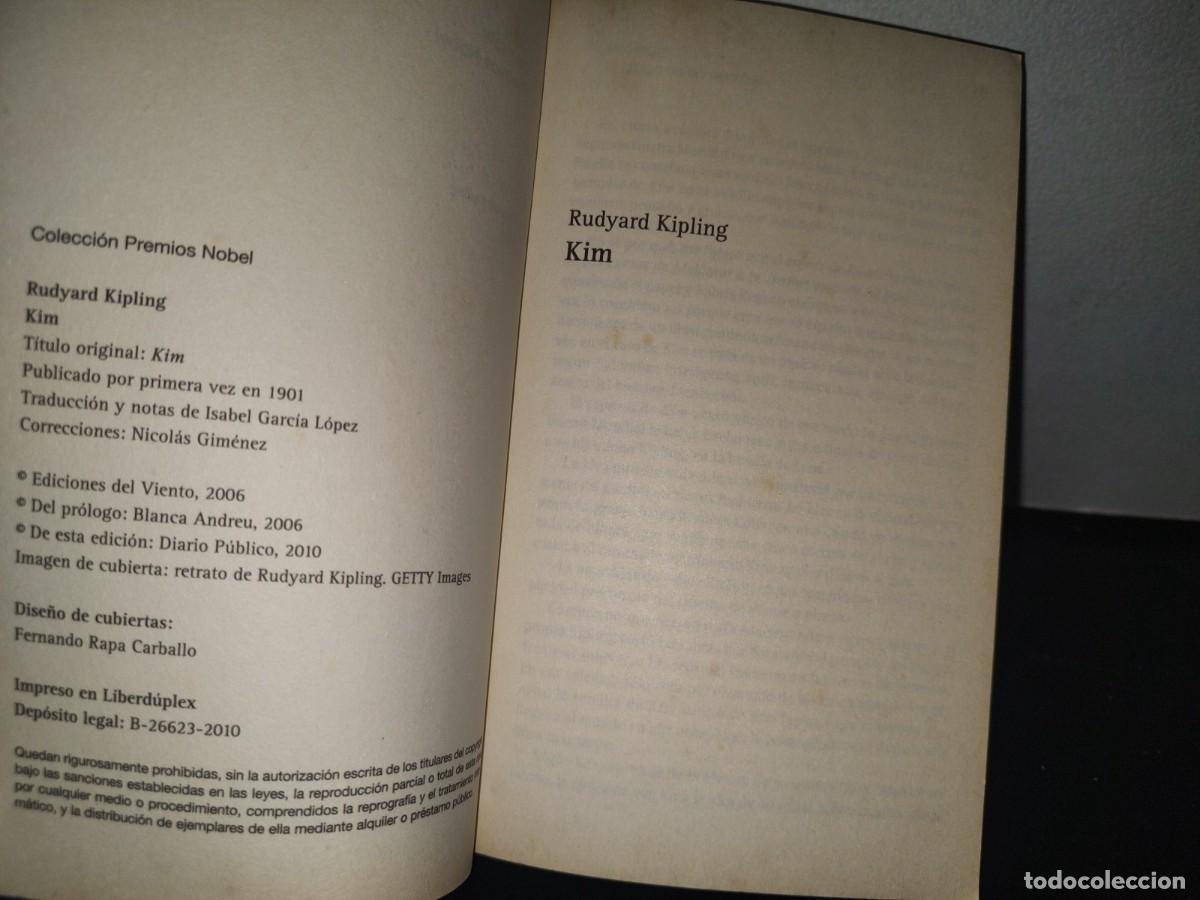 Libros de segunda mano: 71- KIM - RUDYARD KIPLING - EDICIONES DEL VIENTO - 2006 - Foto 4