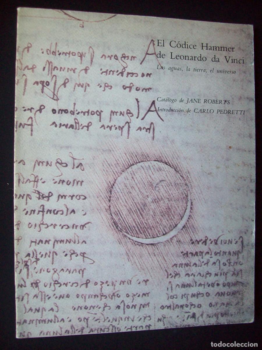 Libros de segunda mano: EL CODICE HAMMER DE LEONARDO DA VINCI. LAS AGUAS, LA TIERRA Y EL UNIVERSO. - Foto 1