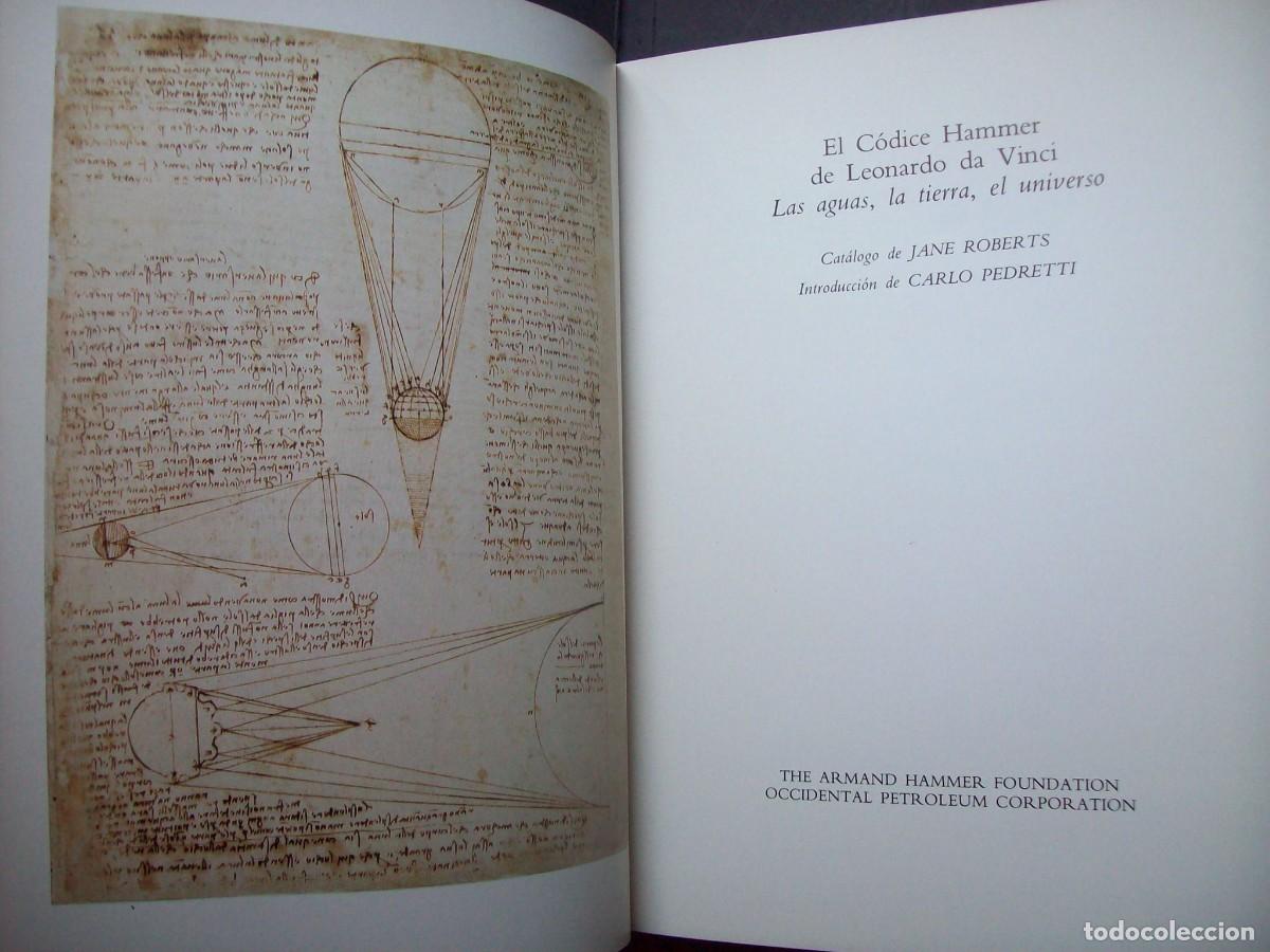 Libros de segunda mano: EL CODICE HAMMER DE LEONARDO DA VINCI. LAS AGUAS, LA TIERRA Y EL UNIVERSO. - Foto 3