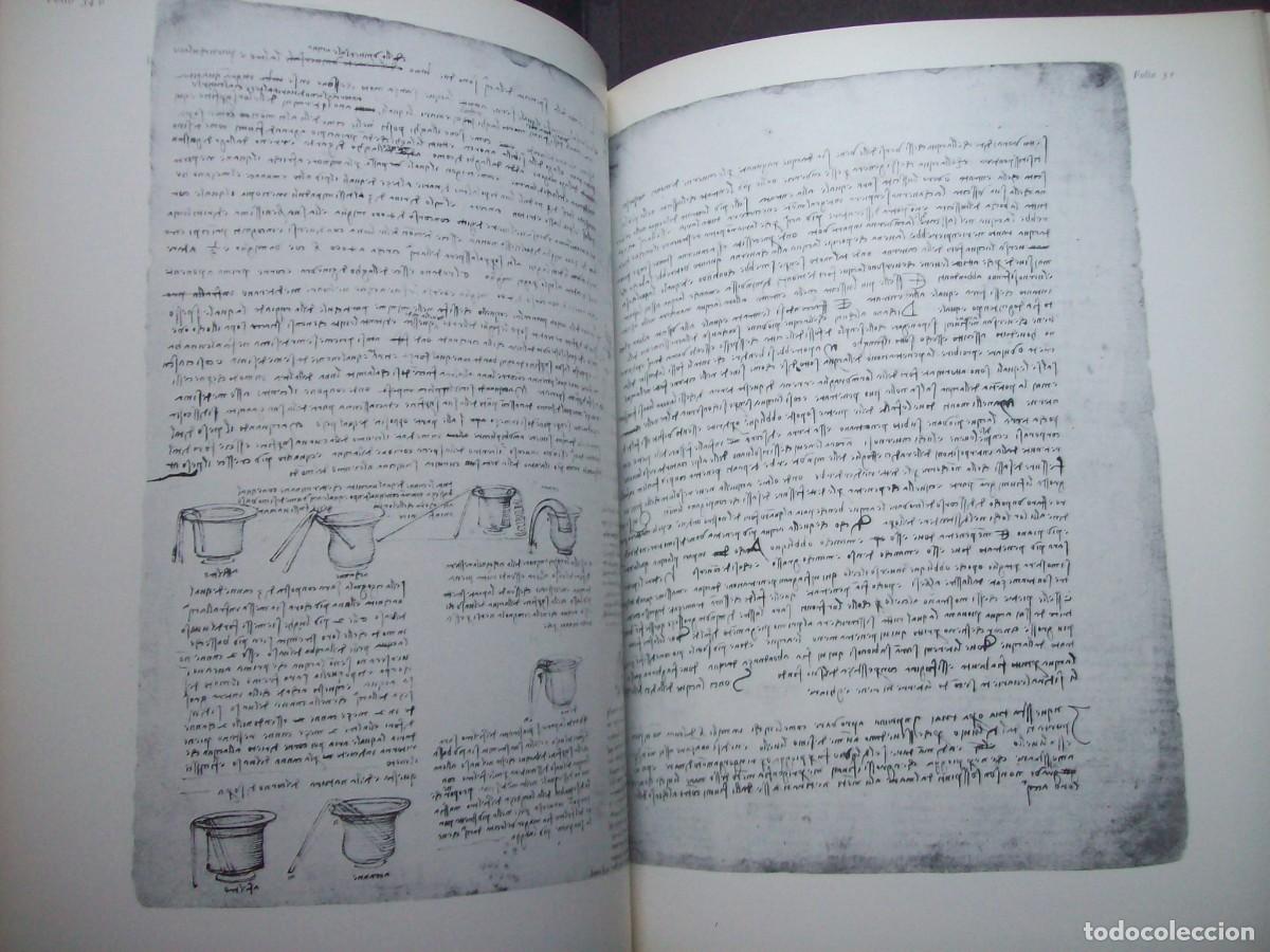 Libros de segunda mano: EL CODICE HAMMER DE LEONARDO DA VINCI. LAS AGUAS, LA TIERRA Y EL UNIVERSO. - Foto 7