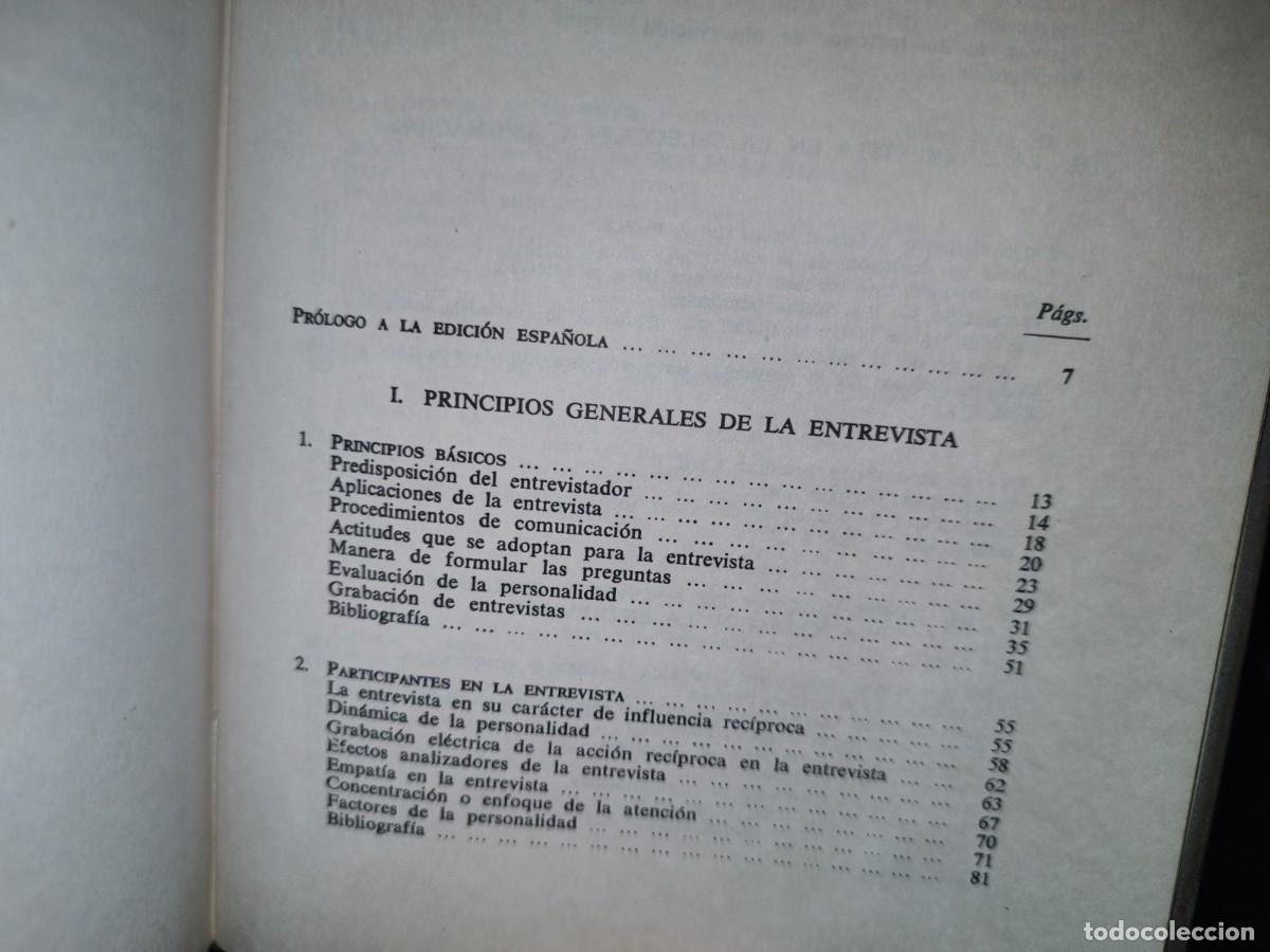 Libros de segunda mano: 71- C&Oacute;MO ENTREVISTAR - WALTER VAN DYKE BINGHAM - EDICIONES RIALP, S. A. 1973 - Foto 5