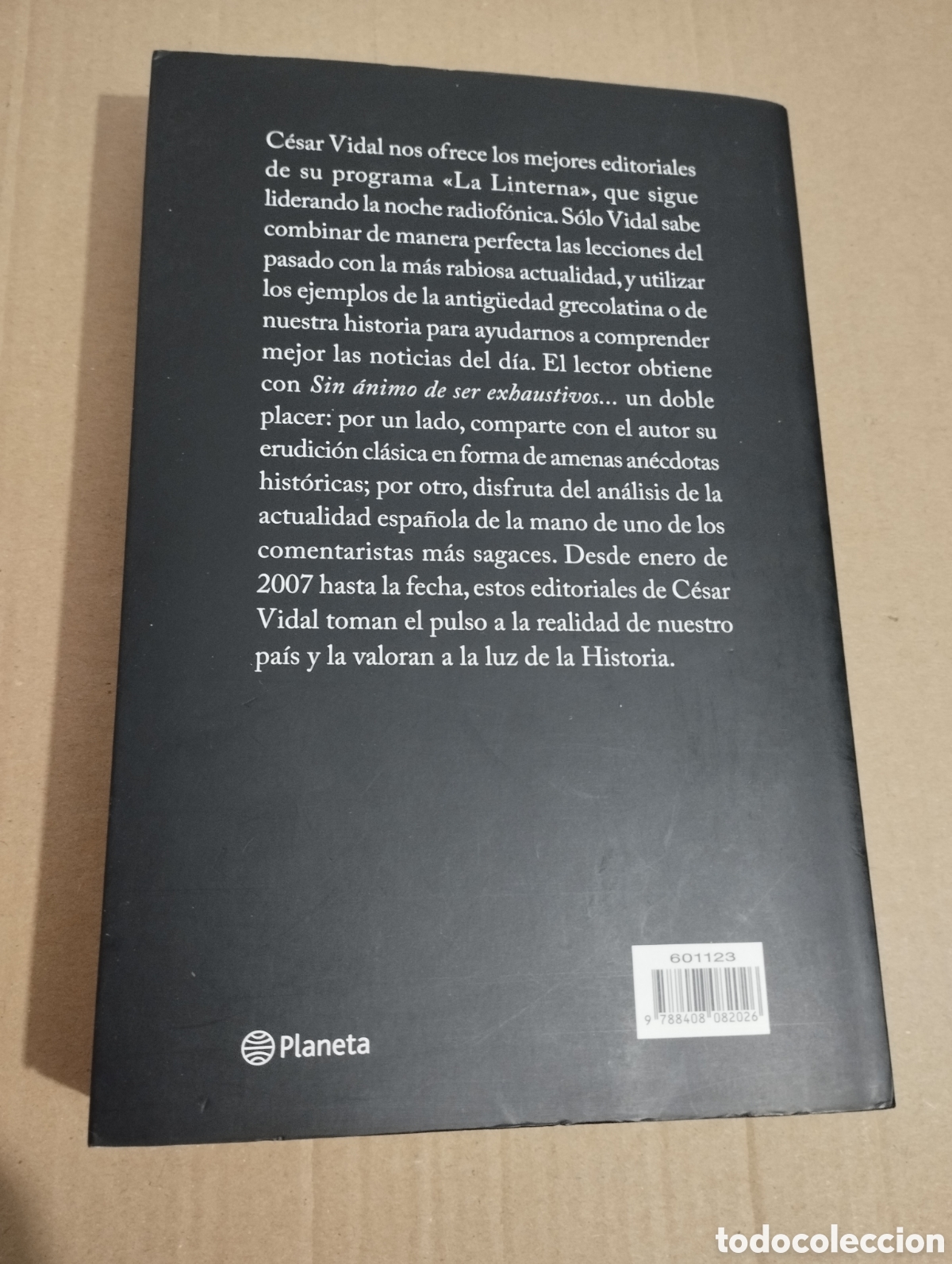 Libros de segunda mano: SIN &Aacute;NIMO DE SER EXHAUSTIVOS... (C&Eacute;SAR VIDAL) - Foto 3