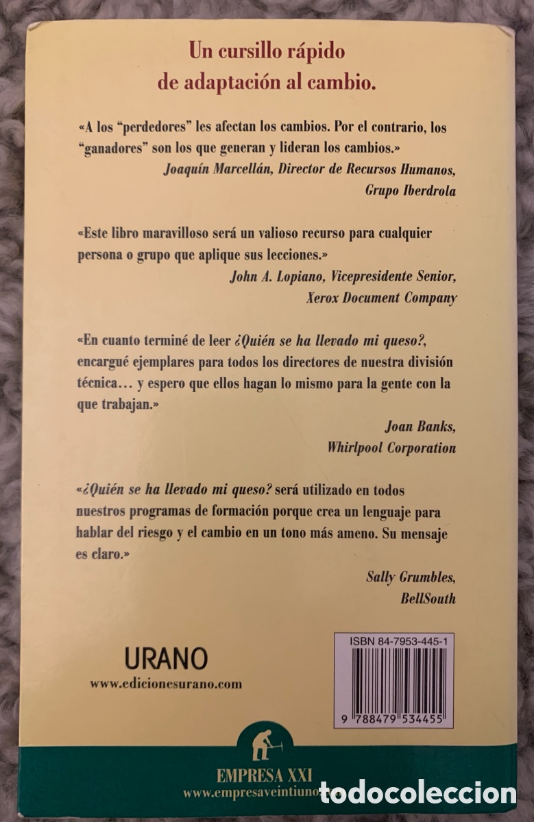 Libros de segunda mano: Quien se ha llevado mi queso - Foto 2