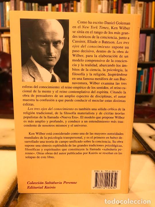 Libros de segunda mano: Los tres ojos del conocimiento. Ken Wilber. - Foto 2