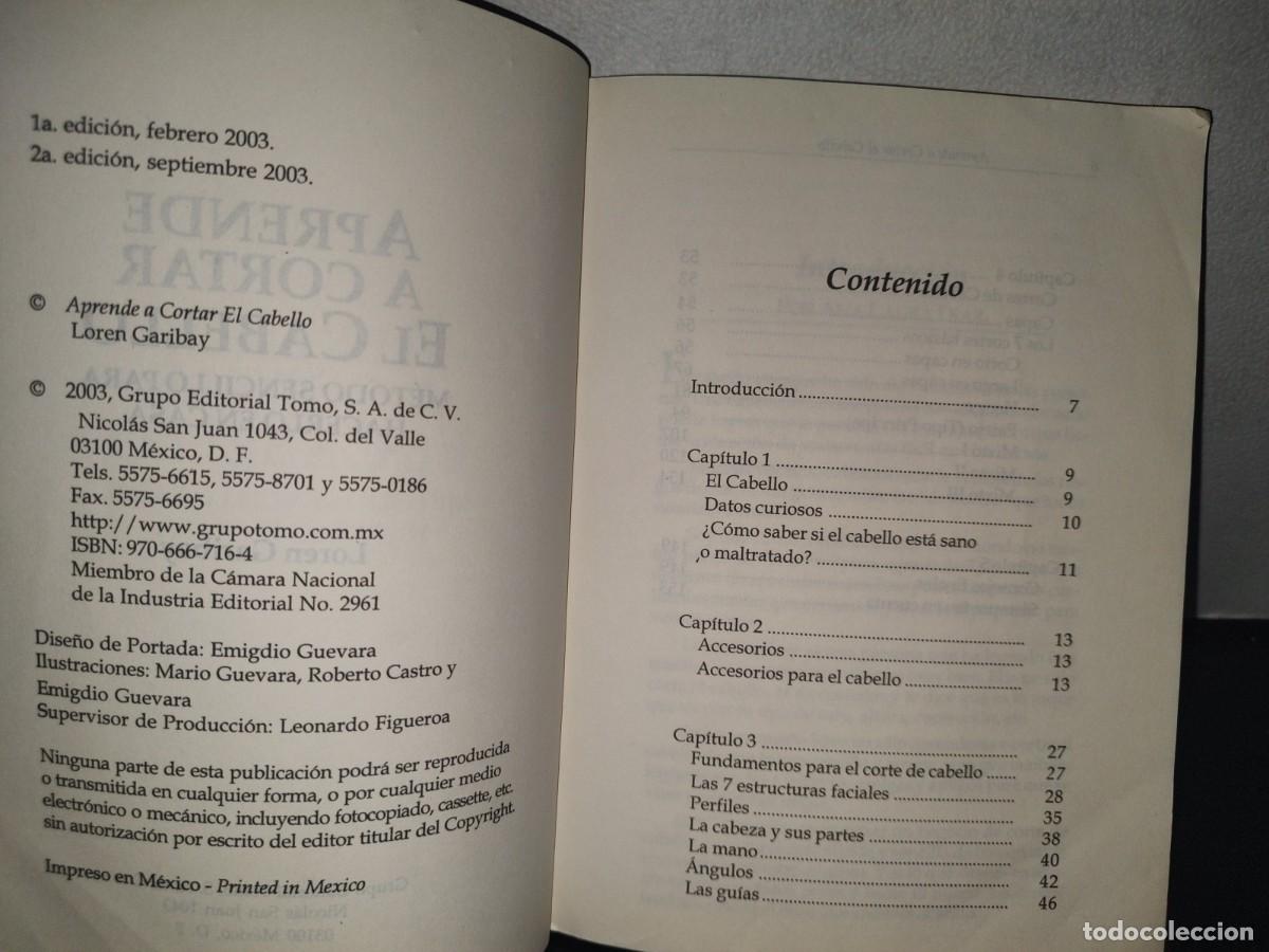 Libros de segunda mano: 71- APRENDE A CORTAR EL CABELLO - Foto 4