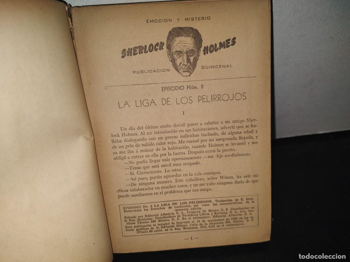 Libros de segunda mano: 71- ONCE AVENTURAS DE SHERLOCK HOLMES - A. CONAN DOYLE - 1953 - Foto 4