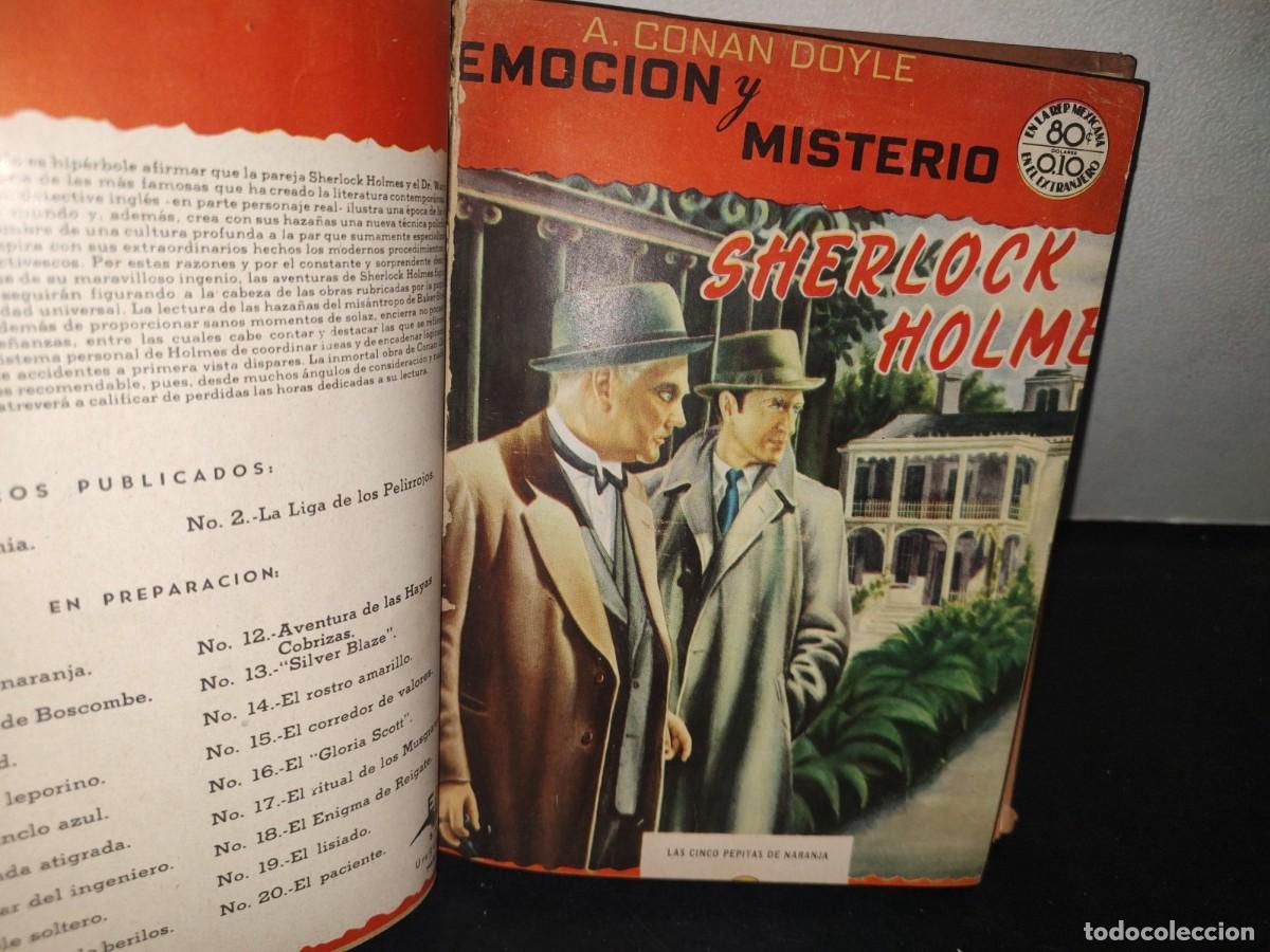 Libros de segunda mano: 71- ONCE AVENTURAS DE SHERLOCK HOLMES - A. CONAN DOYLE - 1953 - Foto 5