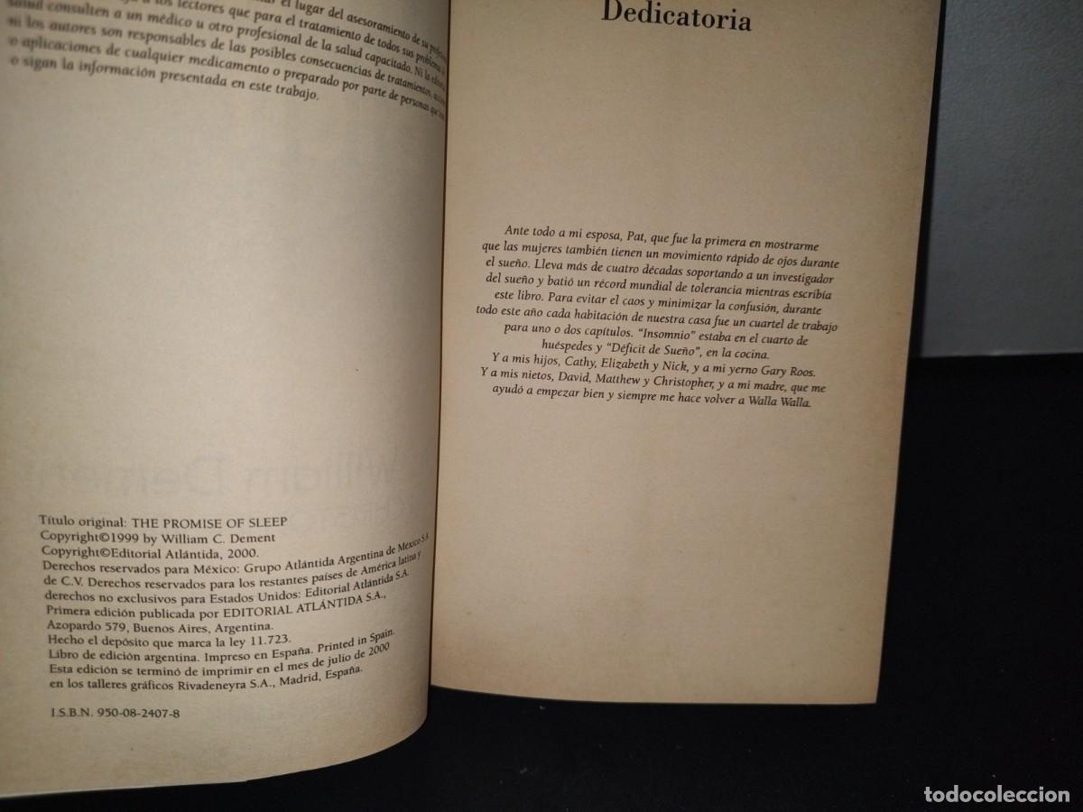 Libros de segunda mano: 71- DORMIR BIEN. DR. WILLIAM DEMENT CON CHRISTOPHER VAUGHAM - Foto 5