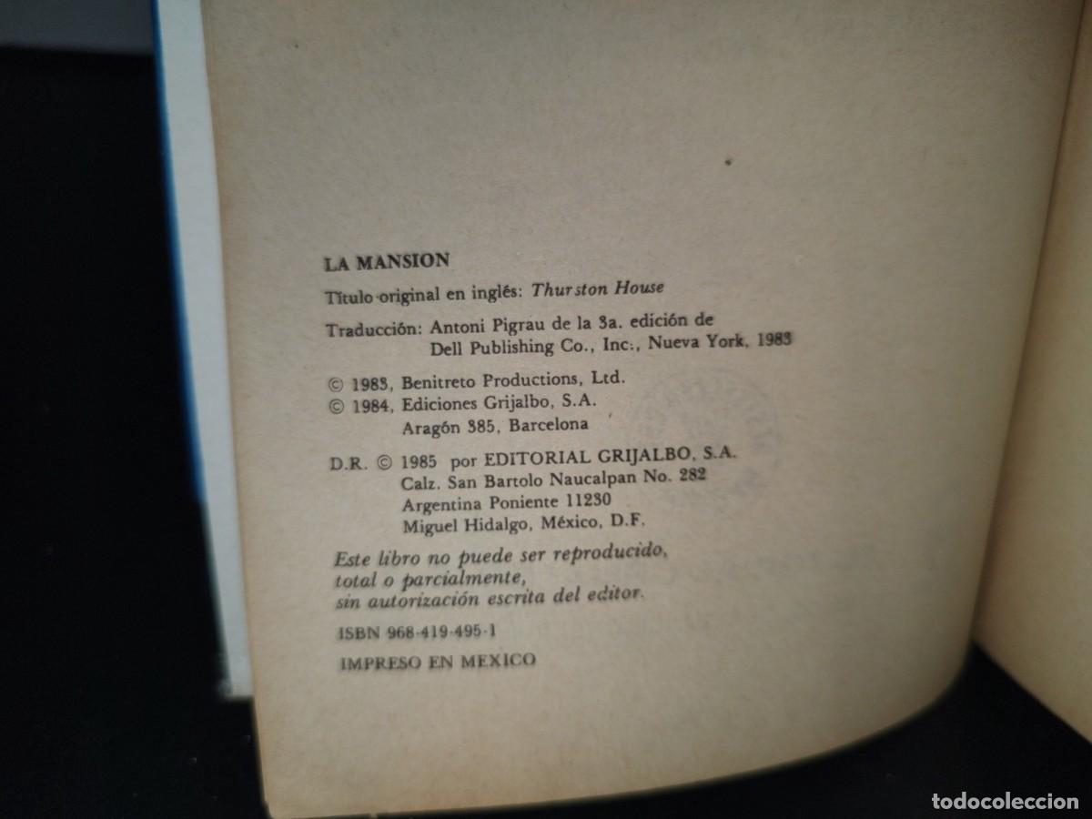 Libros de segunda mano: 28- LA MANSI&Oacute;N - DANIELLE STEEL - 1983 - Foto 4