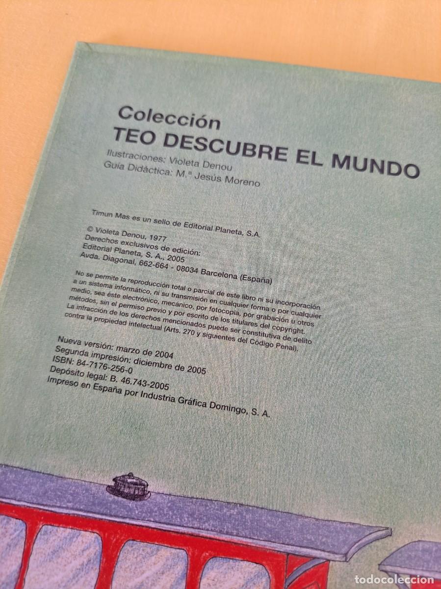 Libros de segunda mano: VIOLETA DENOU - TEO EN TREN - TIMUN MAS 2005 - Foto 3