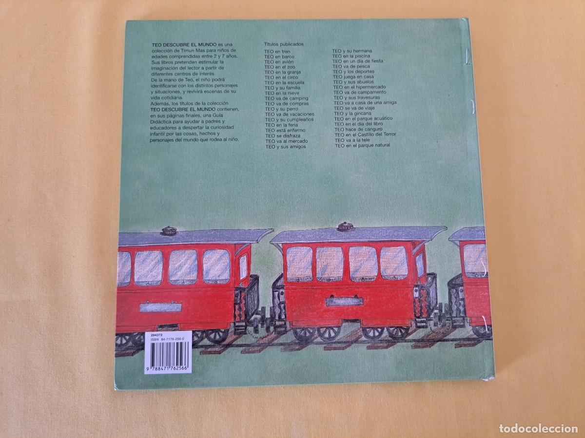 Libros de segunda mano: VIOLETA DENOU - TEO EN TREN - TIMUN MAS 2005 - Foto 5