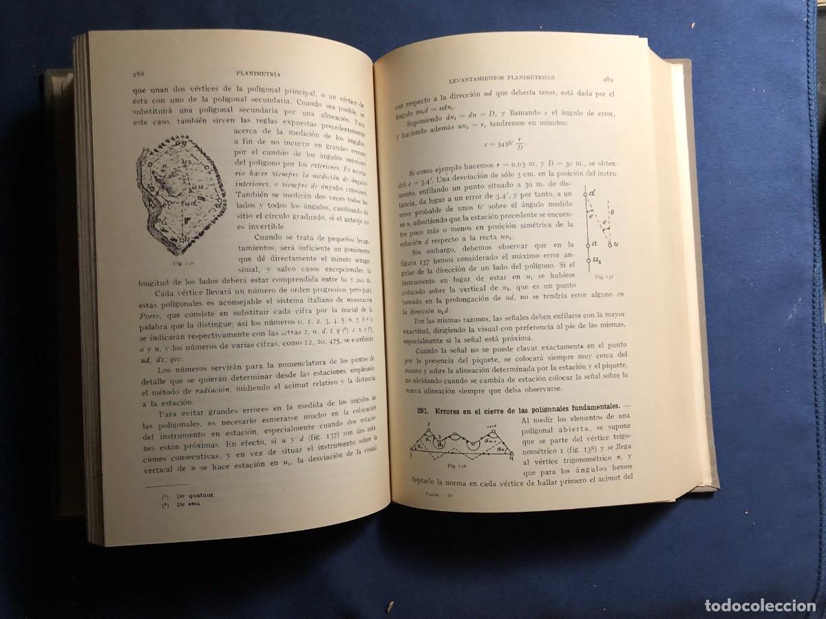Libros de segunda mano: CLAUDIO PASINI : - TRATADO DE TOPOGRAFIA - (BARCELONA, 1960) - Foto 3