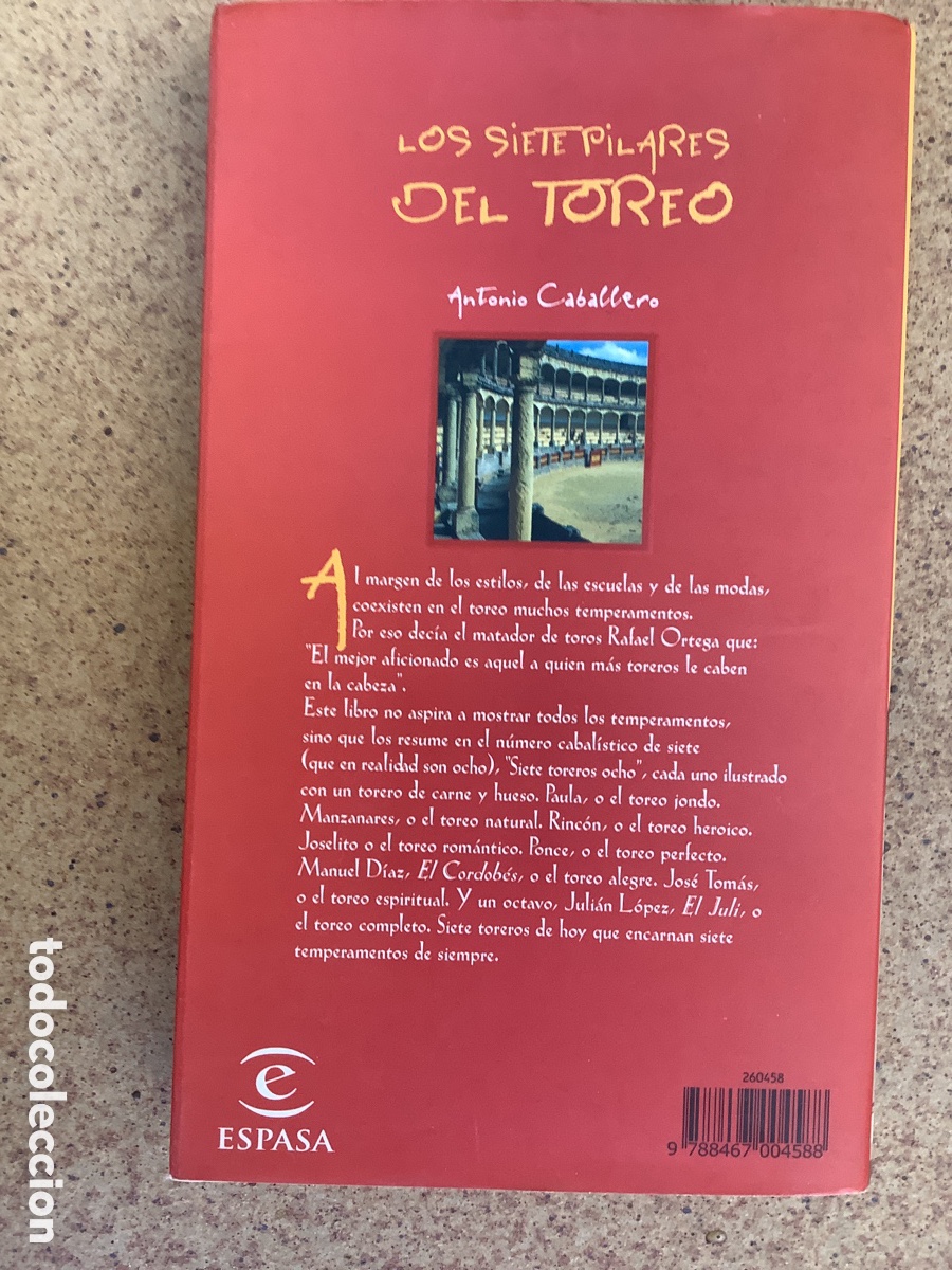 Libros de segunda mano: LOS SIETE PILARES DEL TOREO. Antonio Caballero - Foto 2