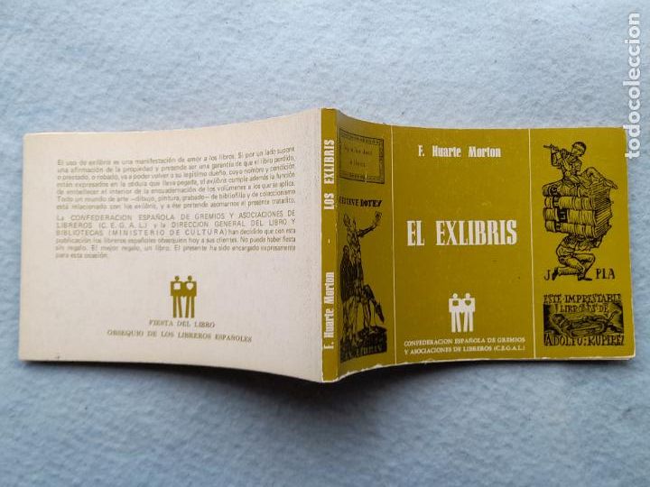 Libros de segunda mano: El Exlibris. F. Huarte Morton. - Foto 7
