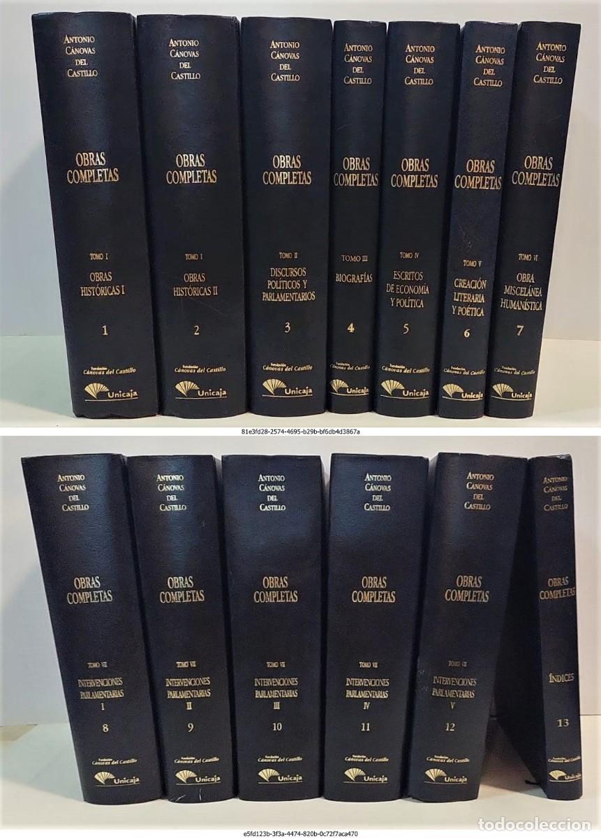 Libros de segunda mano: C&Aacute;NOVAS DEL CASTILLO, Antonio. Obras Completas. 13 vol&uacute;menes - Foto 1
