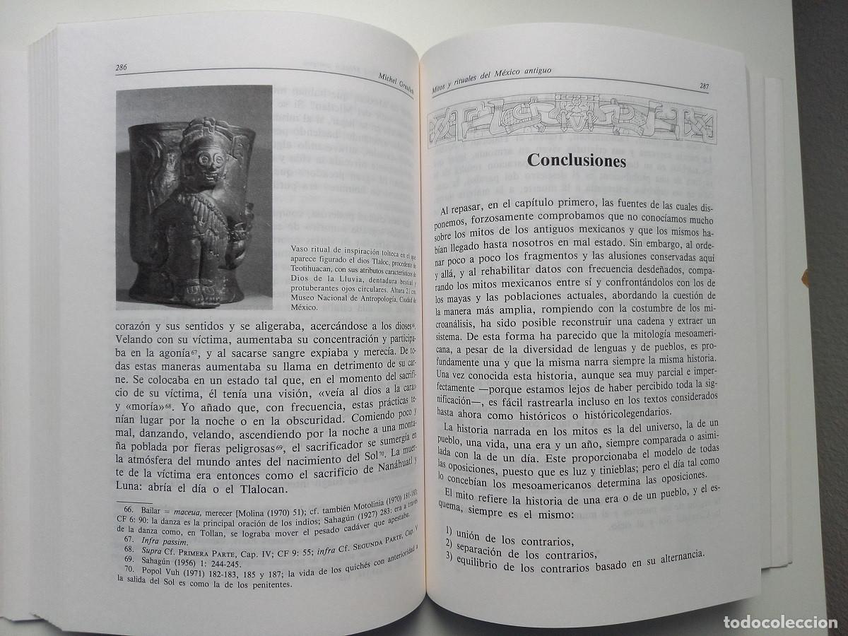 Libros de segunda mano: MITOS Y RITUALES DEL MEXICO ANTIGUO. MICHEL GRAULICH - Foto 12
