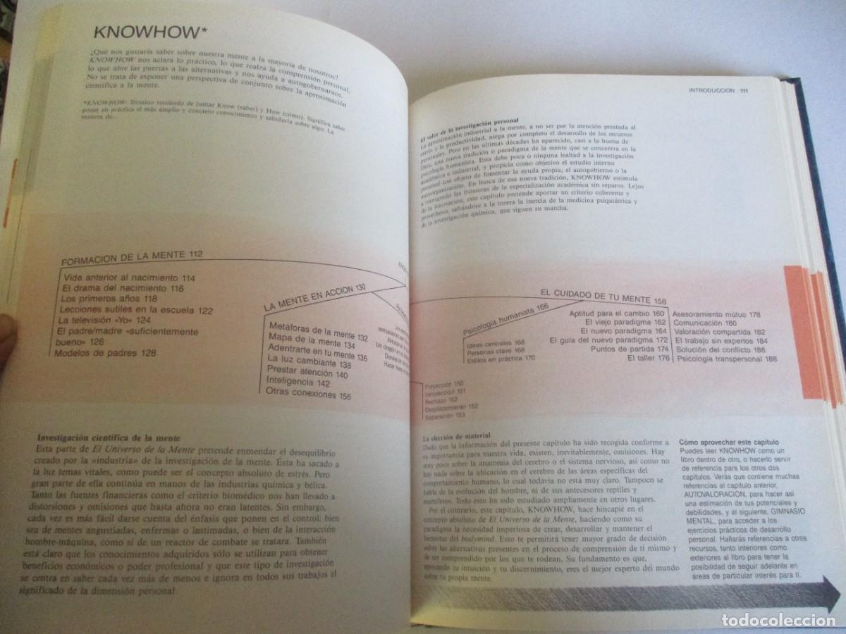 Libros de segunda mano: DENIS POSTLE El universo de la mente W19217 - Foto 6