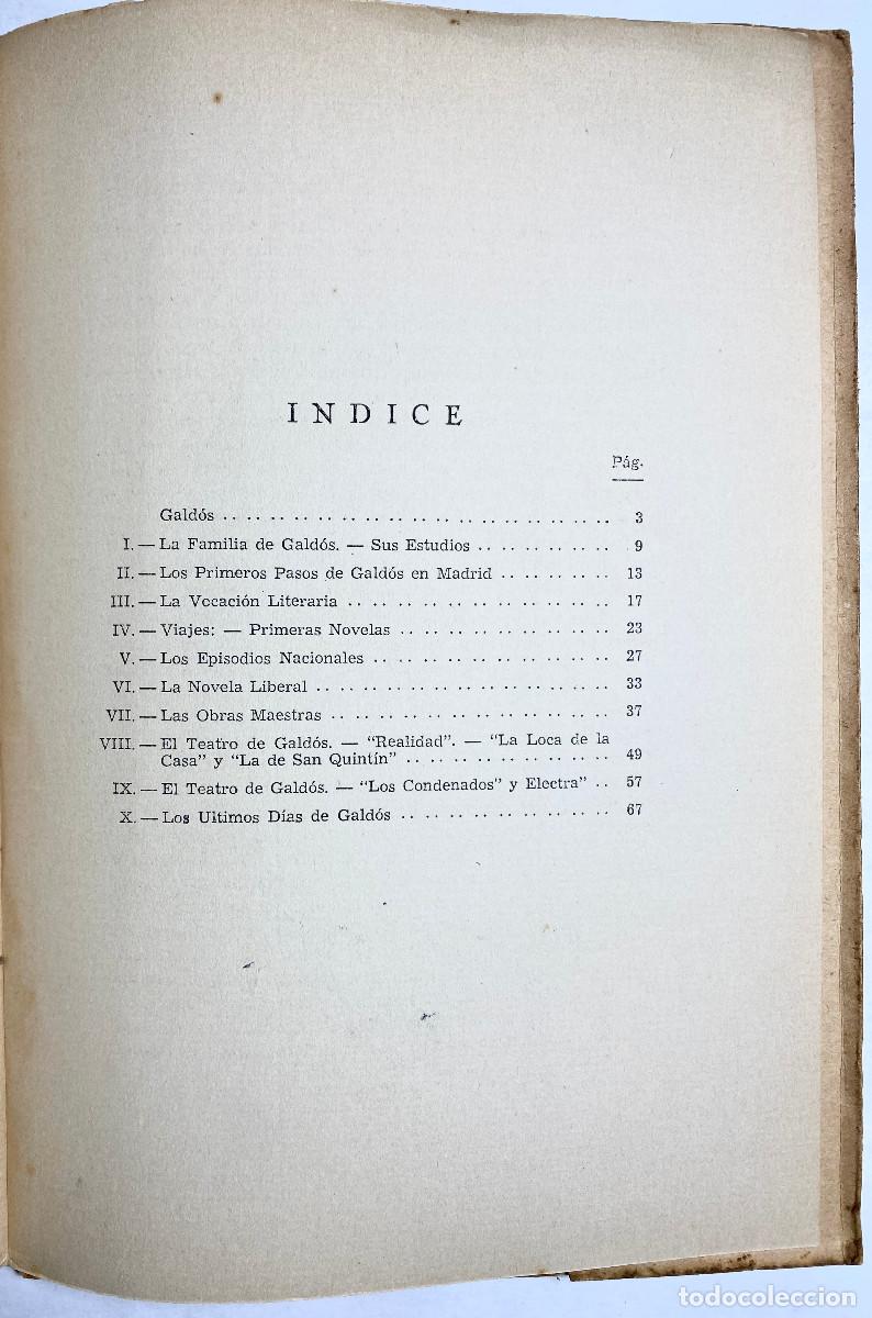 Libros de segunda mano: GALDOS - J. L. SANCHEZ TRINCADO - 1943 - Foto 3