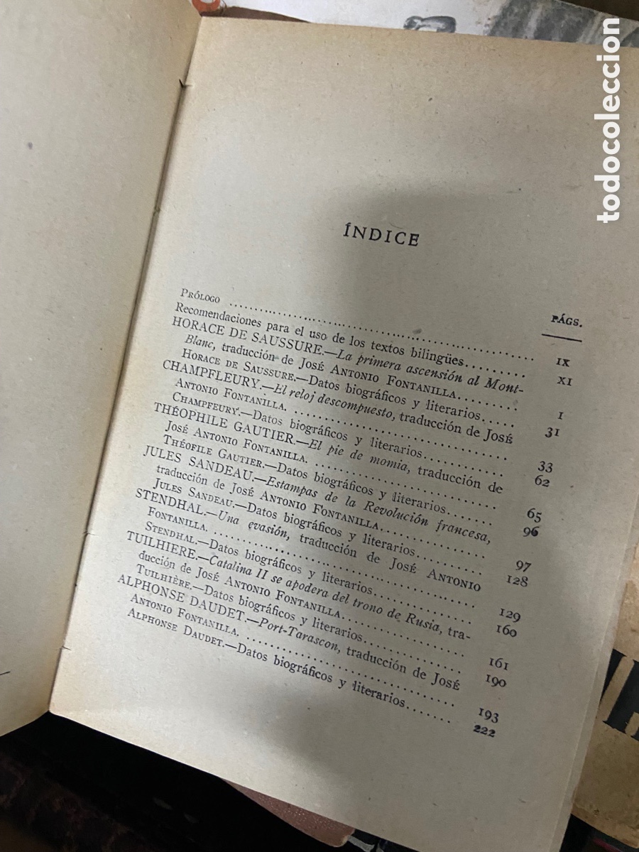 Libros de segunda mano: 112A Novelas biling&uuml;es hispano francesas tomo VI - Foto 2