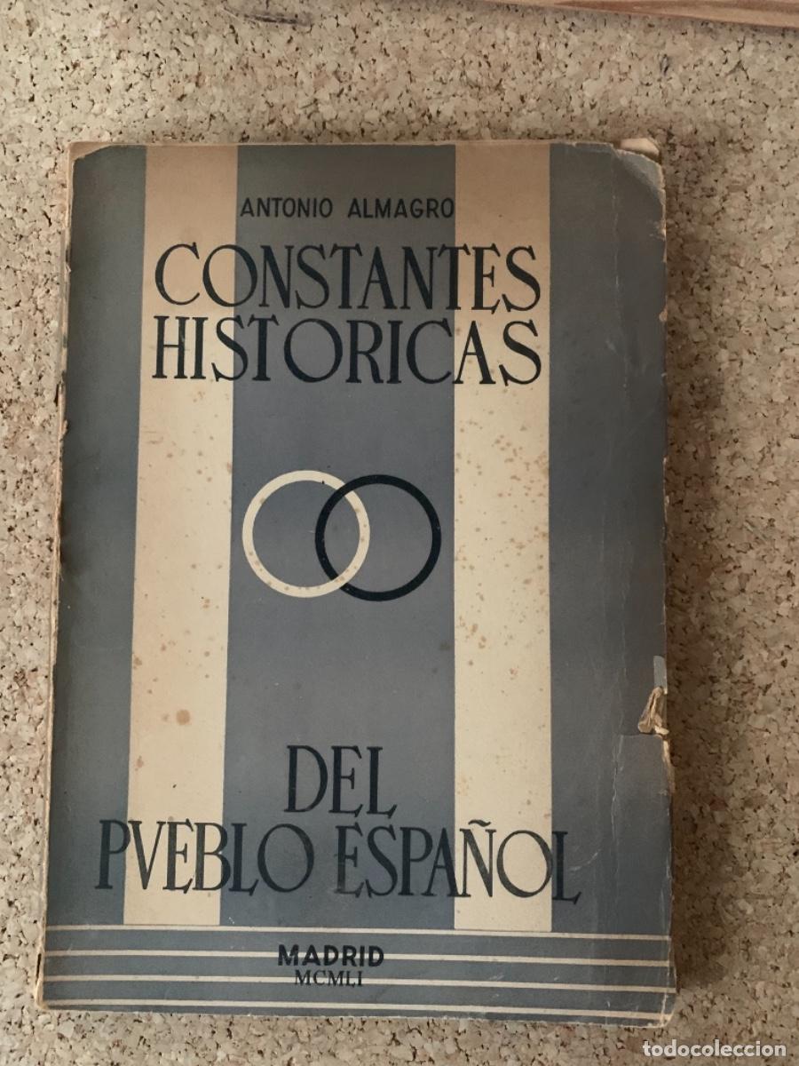Libros de segunda mano: Constantes hist&oacute;ricas del pueblo espa&ntilde;ol (Bols 23) - Foto 1