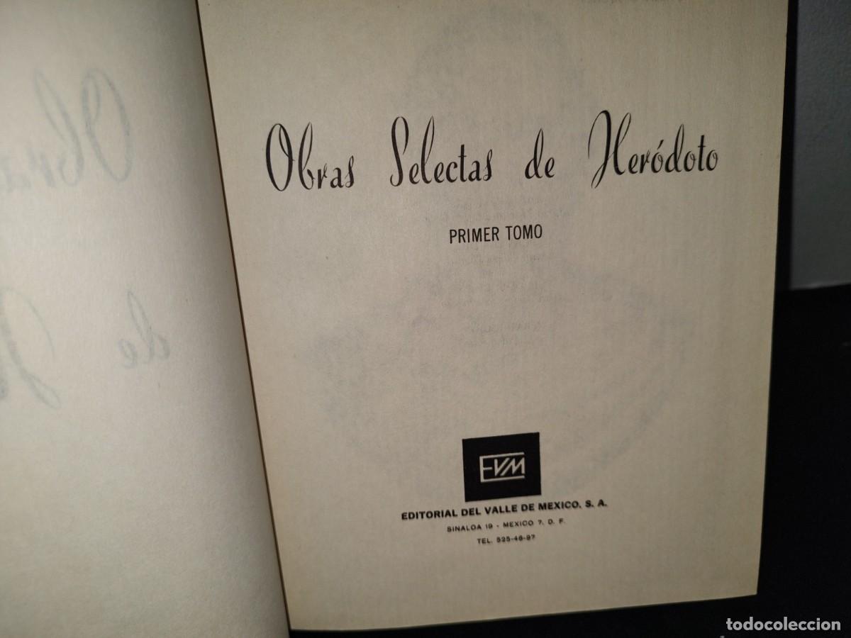 Libros de segunda mano: 23- Obras Selectas De Her&oacute;doto - Editorial Del Valle De M&eacute;xico, S. A., 1979 - Foto 4
