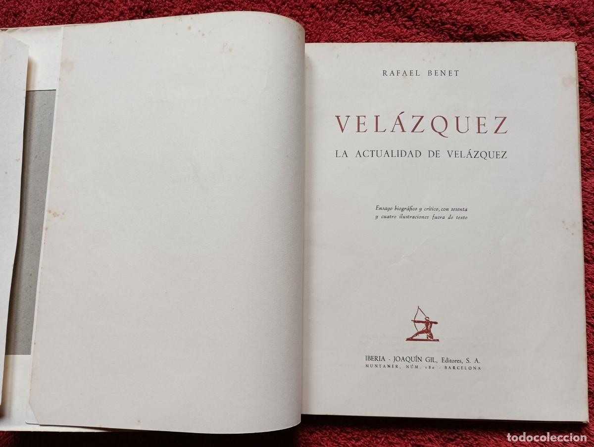 Libros de segunda mano: VELAZQUEZ -RAFAEL BENET - Foto 5