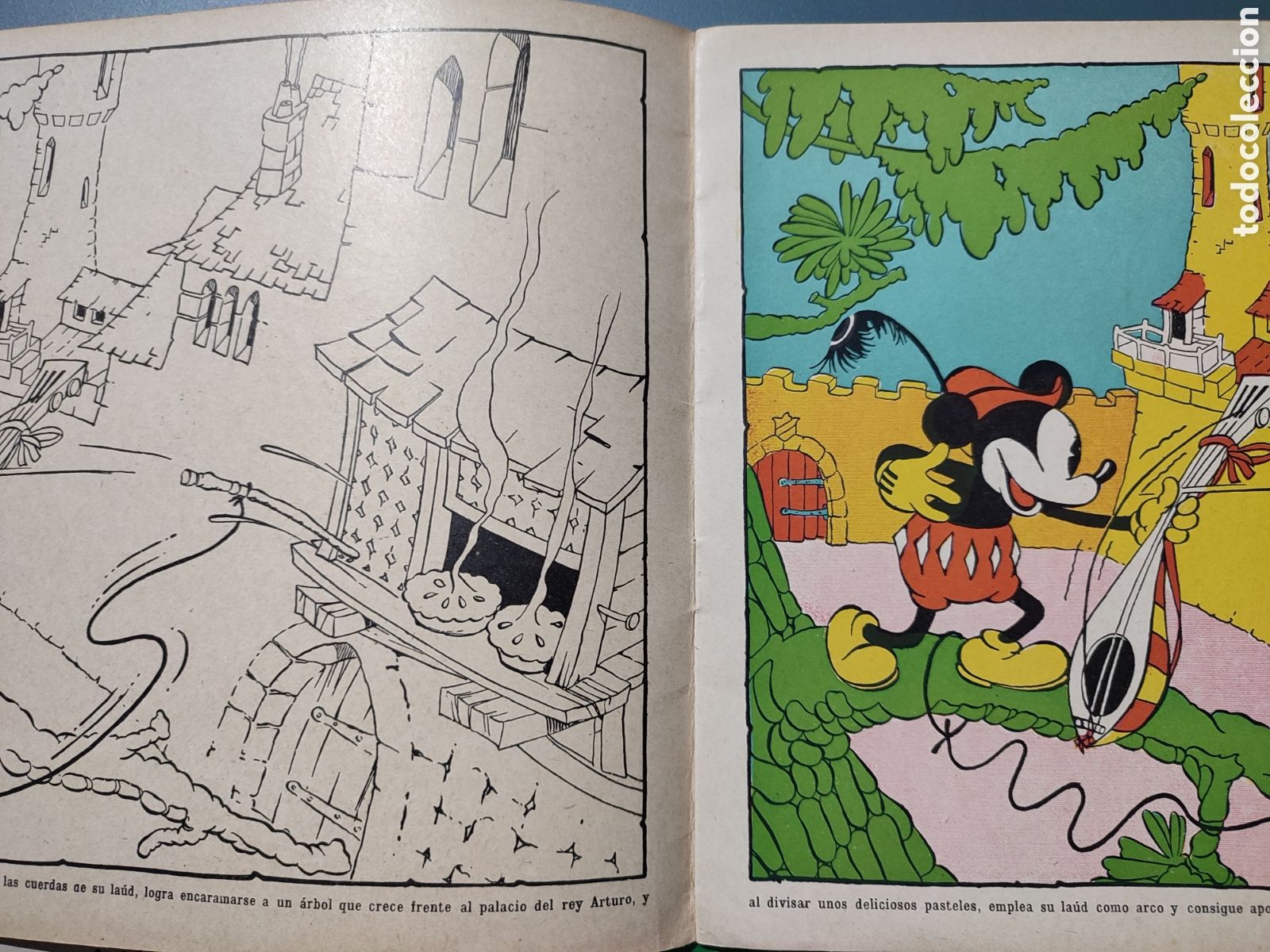 Libros de segunda mano: 2 antiguos cuadernos de dibujo Disney.Num 1 y 3 - Foto 2