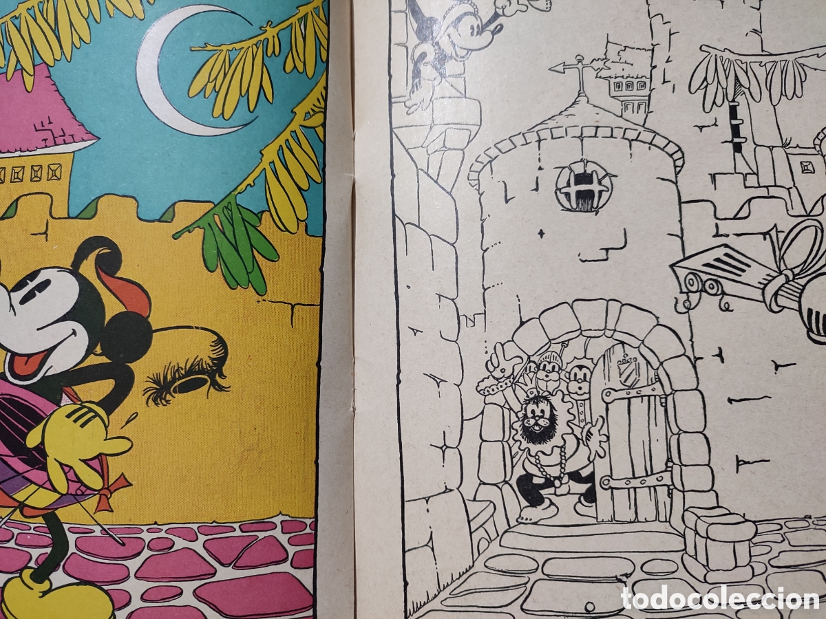 Libros de segunda mano: 2 antiguos cuadernos de dibujo Disney.Num 1 y 3 - Foto 4