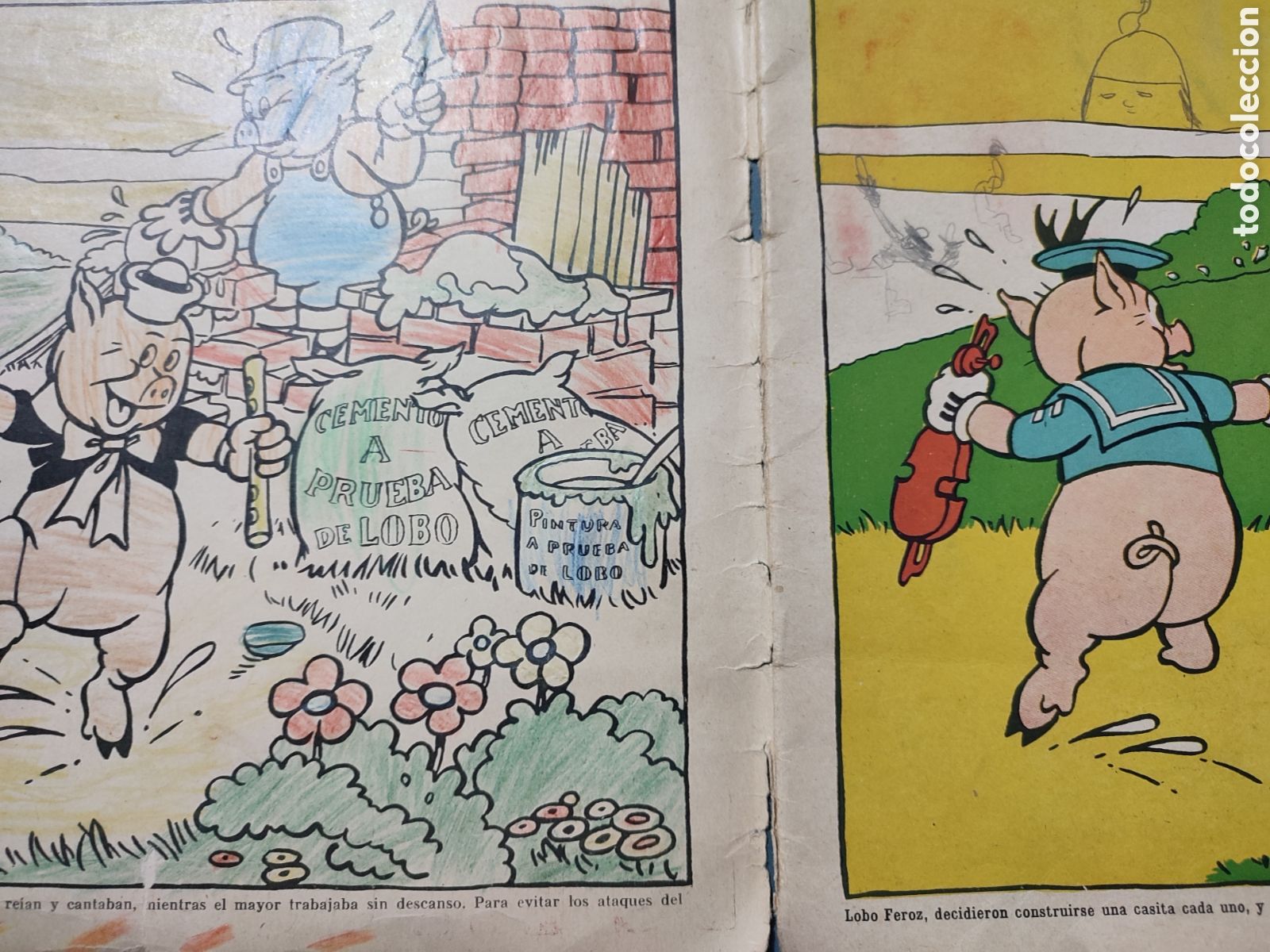 Libros de segunda mano: 2 antiguos cuadernos de dibujo Disney.Num 1 y 3 - Foto 10