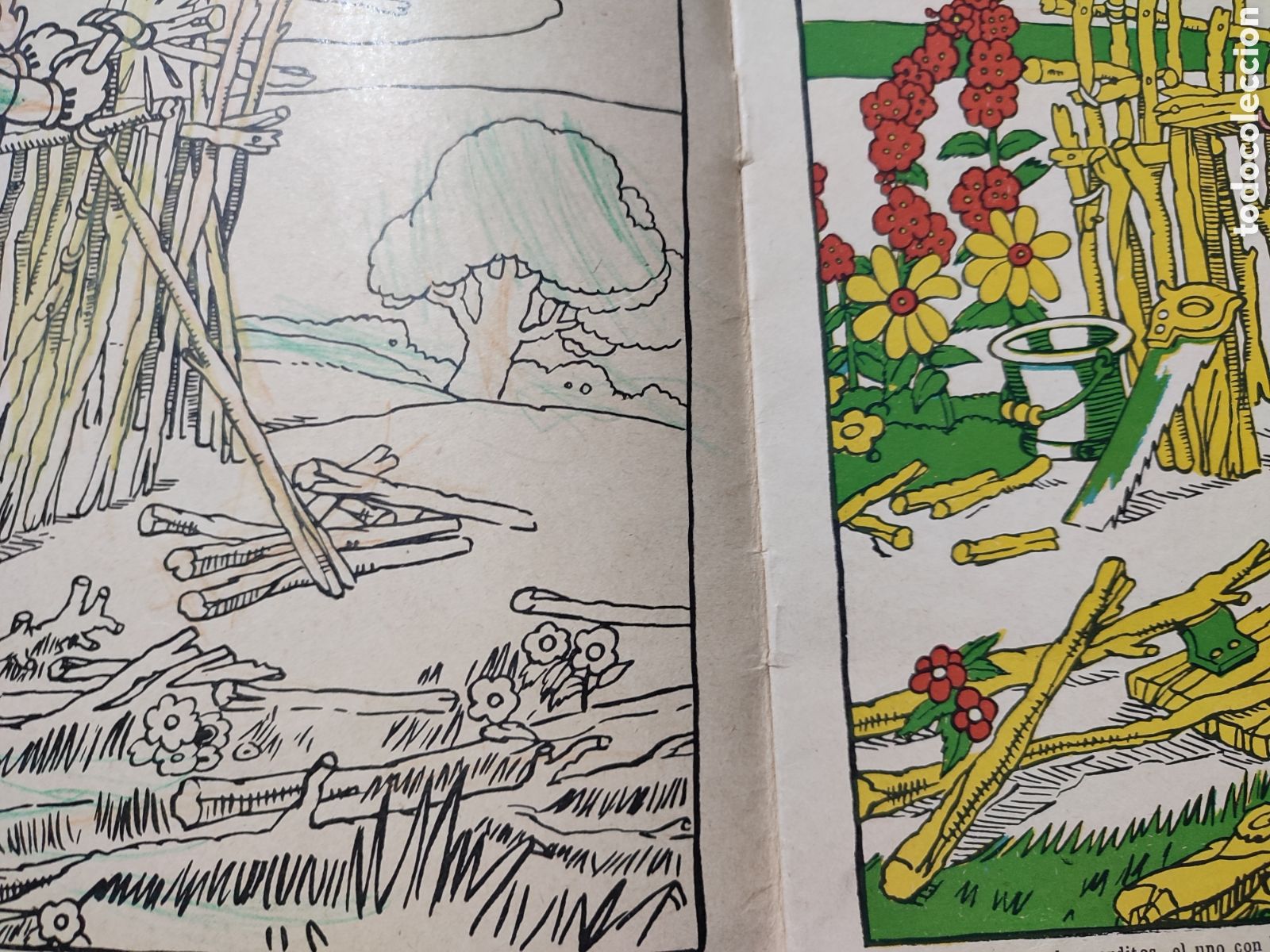 Libros de segunda mano: 2 antiguos cuadernos de dibujo Disney.Num 1 y 3 - Foto 12
