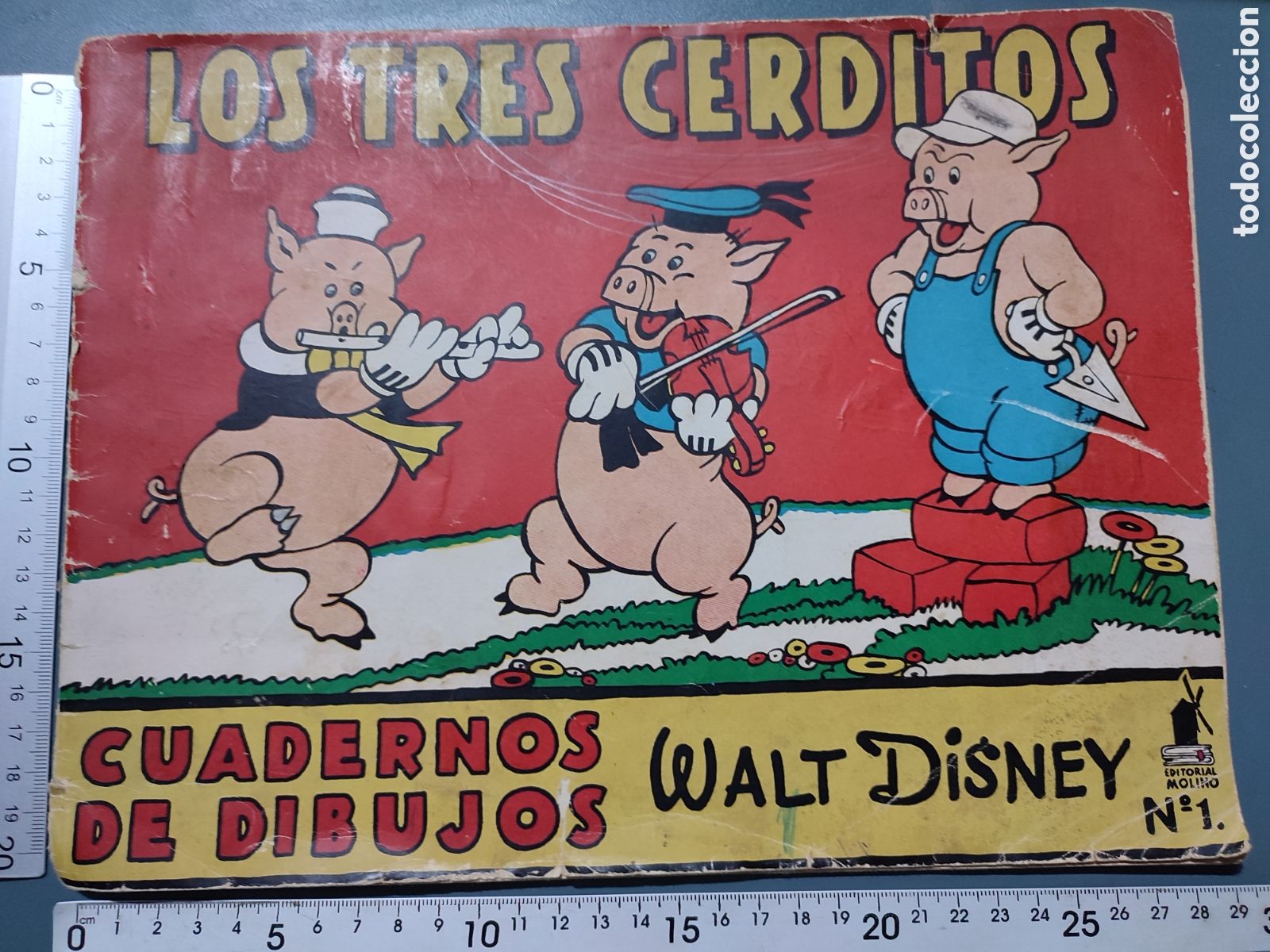 Libros de segunda mano: 2 antiguos cuadernos de dibujo Disney.Num 1 y 3 - Foto 15
