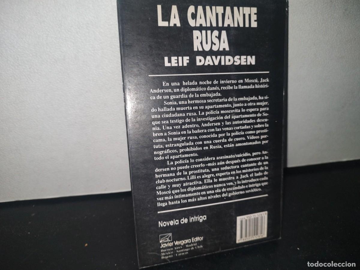Libros de segunda mano: 34- LA CANTANTE RUSA - LEIF DAVIDSEN - 1993 - Foto 3