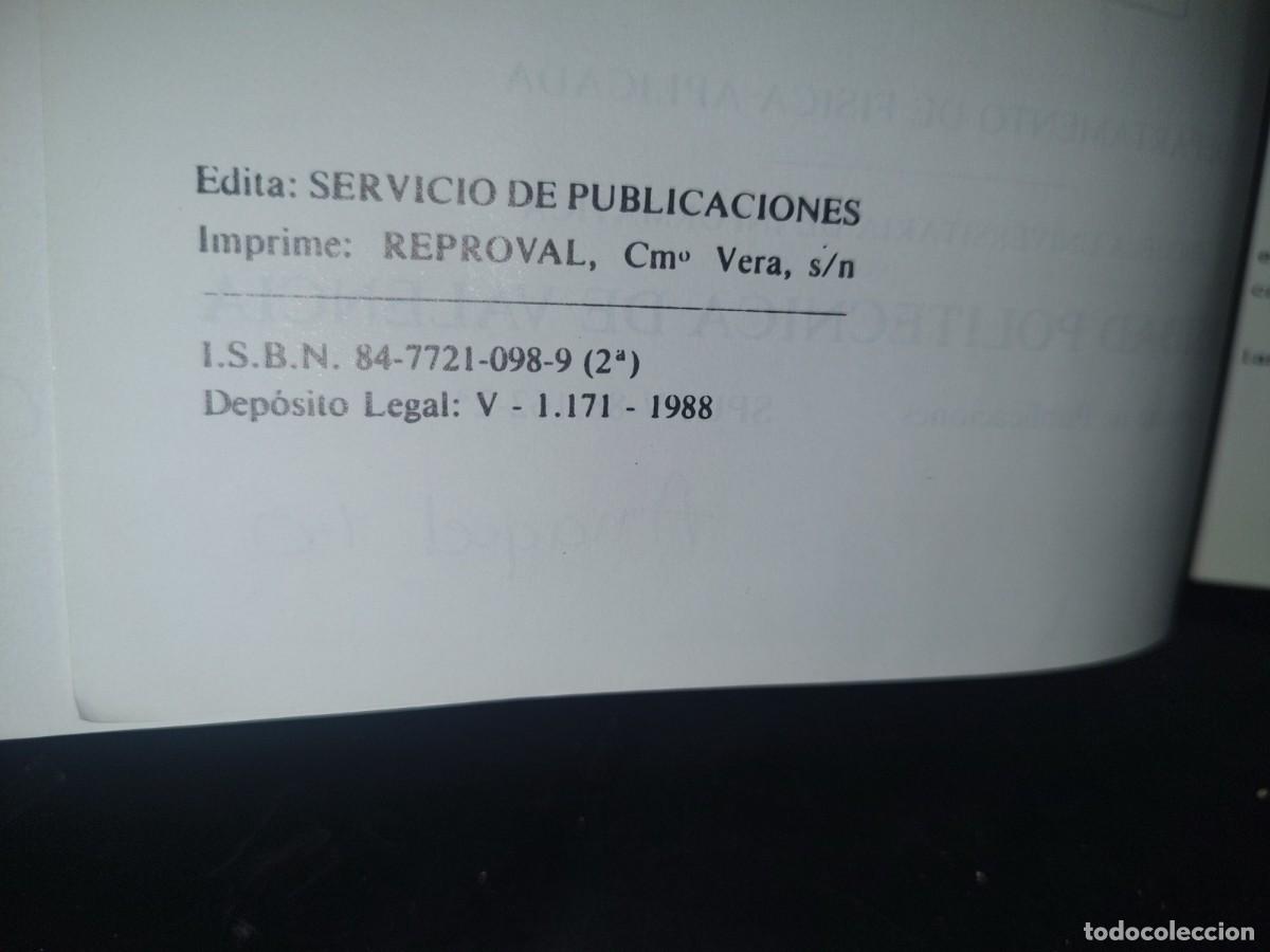 Libros de segunda mano: 34- PROBLEMAS DE MEC&Aacute;NICA - E. BONET SALOM - Foto 4