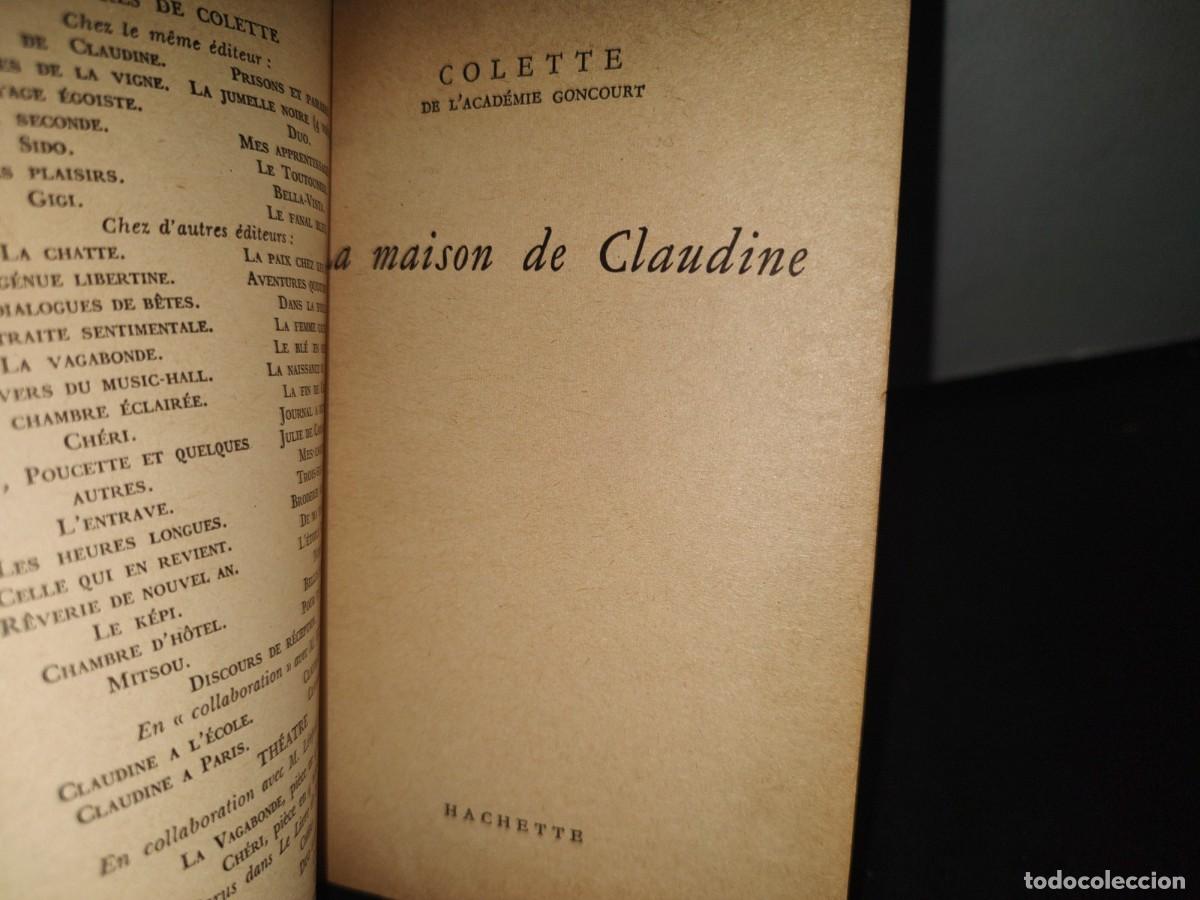 Libros de segunda mano: 34- FRANC&Eacute;S. LA MAISON DE CLAUDINE - COLETTE - 1960 - Foto 3